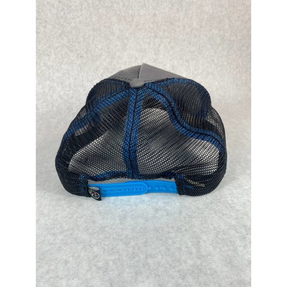 Vintage nylon hat cap Maui and Sons patch black with shark snapback 90's - Picture 2 of 4